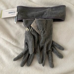 Old Navy Active Gloves and Headband
